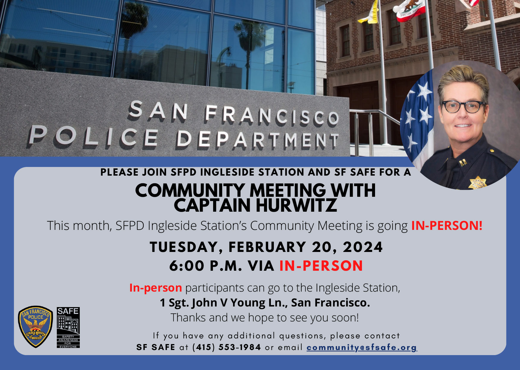 February 2024 Community Meeting – SF SAFE